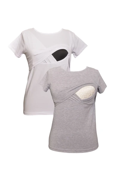LuvmaBelly MYRA2516_2503 Emzirme tshirt seti ürün görseli 1