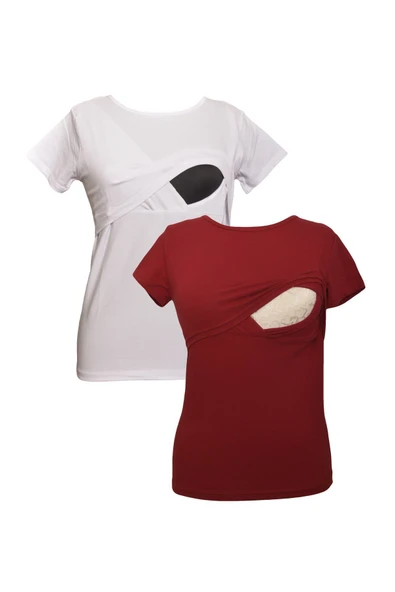 LuvmaBelly MYRA2516_2502 Emzirme tshirt seti ürün görseli 1