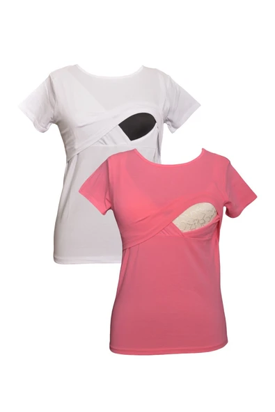 LuvmaBelly MYRA2516_2506 Emzirme tshirt seti ürün görseli 1