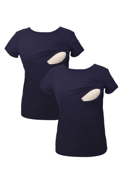 LuvmaBelly MYRA2504_2504 Emzirme tshirt seti ürün görseli 1