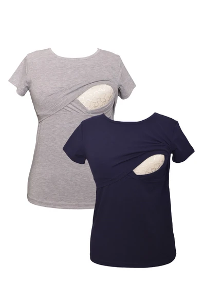 LuvmaBelly MYRA2503_2504 Emzirme tshirt seti ürün görseli 1