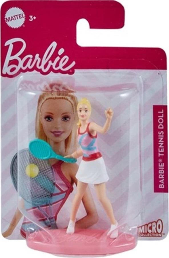 Barbie Mini Figürler Tennis Doll HBC14 HCH20 ürün görseli 1