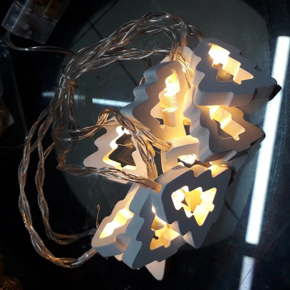 2 METRE AHŞAP YILBAŞI AĞACI PİLLİ LED IŞIK GÜN IŞIĞI PİLLİ LED IŞIK YILBAŞI AĞACI IŞIĞI NOEL IŞIĞI YILBAŞI IŞIKLARI  YILBAŞI SÜSLERİ IŞIĞI ürün görseli 1