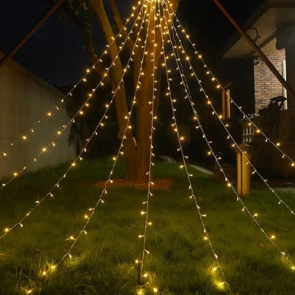 WARM LİGHT LED LİGHT 10 METRE GÜN IŞIĞI LED IŞIK CHRİSTMAS TREE LED LİGHT 100 LED 220V FİŞLİ IŞIK İP LED IŞIK NOEL IŞIĞI ürün görseli 1