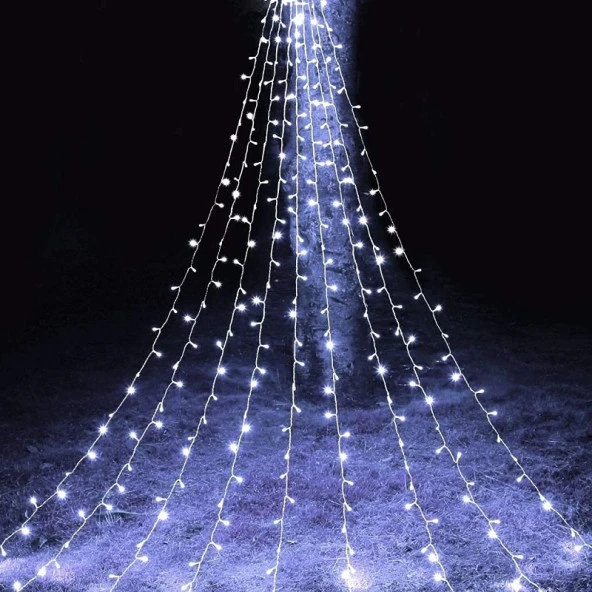 WHİTE LİGHT LED LİGHT 10 METRE BEYAZ LED IŞIK CHRİSTMAS TREE WHİTE LED LİGHT 100 LED 220V FİŞLİ IŞIK İP LED IŞIK ürün görseli 1