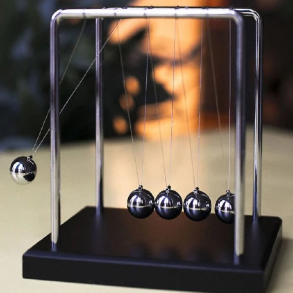 NEWTON BALANCE BALLS MANYETİK STRES TOPLARI YILBAŞI HEDİYELERİ STRES TOPU MASA DEKOR OBJE STRES OYUNCAĞI ürün görseli 1