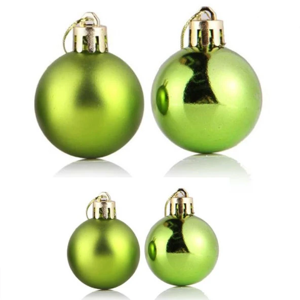 PROFESYONEL VIP KALİTE 5 CM 12 ADET MAT PARLAK AÇIK YEŞİL TOP YILBAŞI AĞACI SÜSLERİ VİTRİN SÜSLERİ AÇIK YEŞİL YILBAŞI TOP SÜSLER AÇIK YEŞİL NOEL AĞACI SÜSLERİ ürün görseli 1
