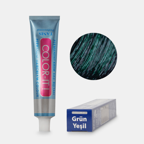 Kalıcı Saç Boyası COLOR-IT Yeşil ürün görseli 1