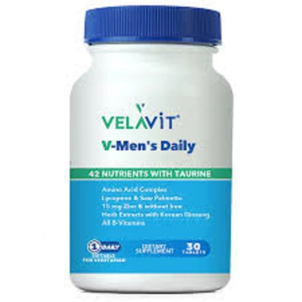 Velavit V-Men's Daily 30 Tablet ürün görseli 1