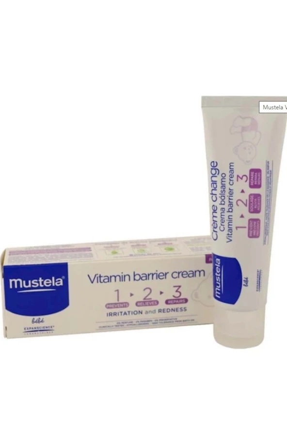 Mustela Vitamin Barrier 1.2.3 Pişik Kremi 50 ml ürün görseli 1