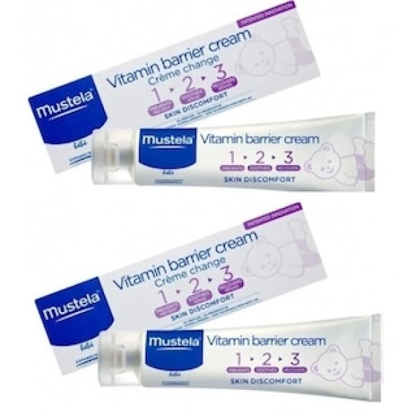 Mustela Vitamin Barrier 1.2.3 Pişik Kremi 50 ml 2 Kutu ürün görseli 1