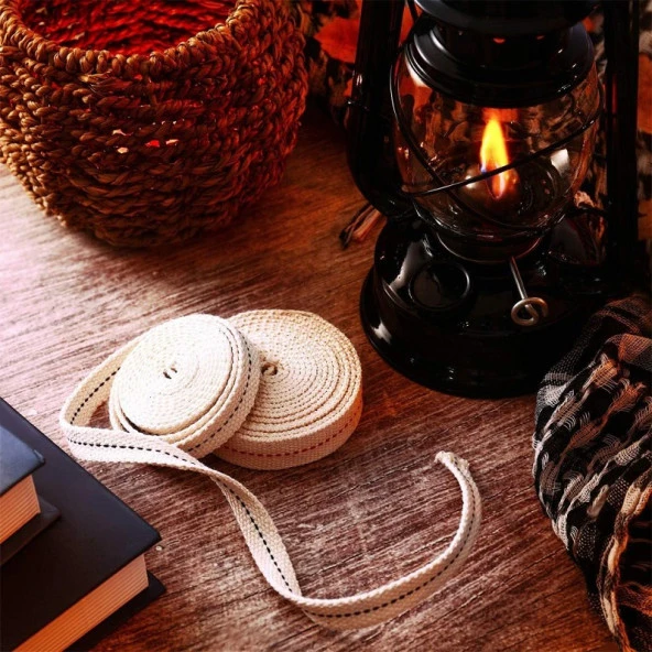 2 METRE 7 NUMARA FİTİL 7 NUMARA GEMİCİ FENERİ FİTİLİ 7 NUMARA GAZ LAMBASI FİTİLİ 7 NUMARA YEDEK FİTİL KEROSENE LAMP WİCK ürün görseli 1
