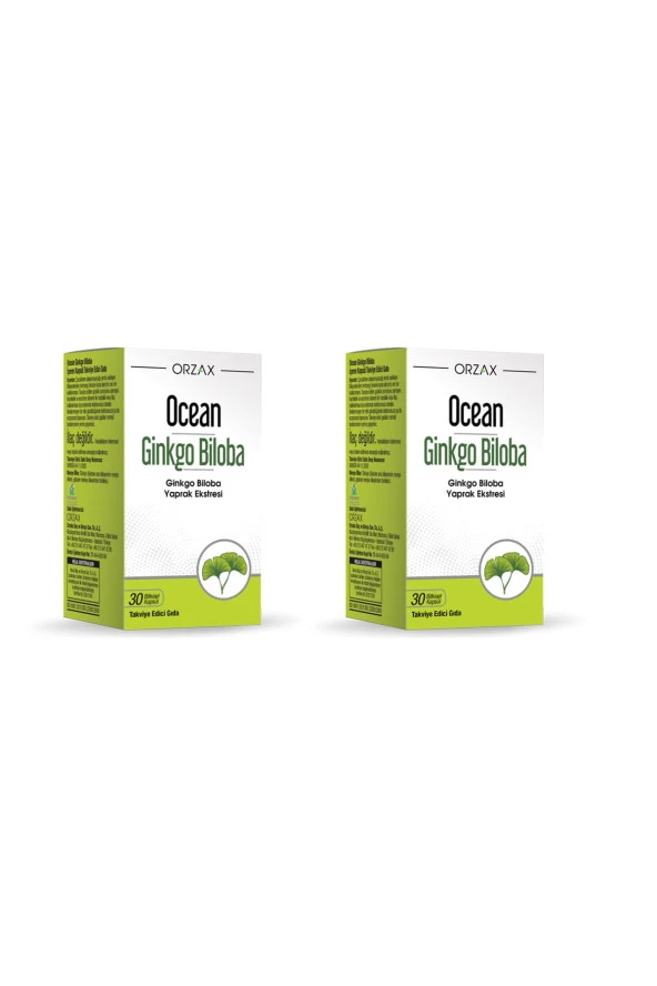 Ocean Ginkgo Biloba 30 Kapsül 2 Kutu ürün görseli 1