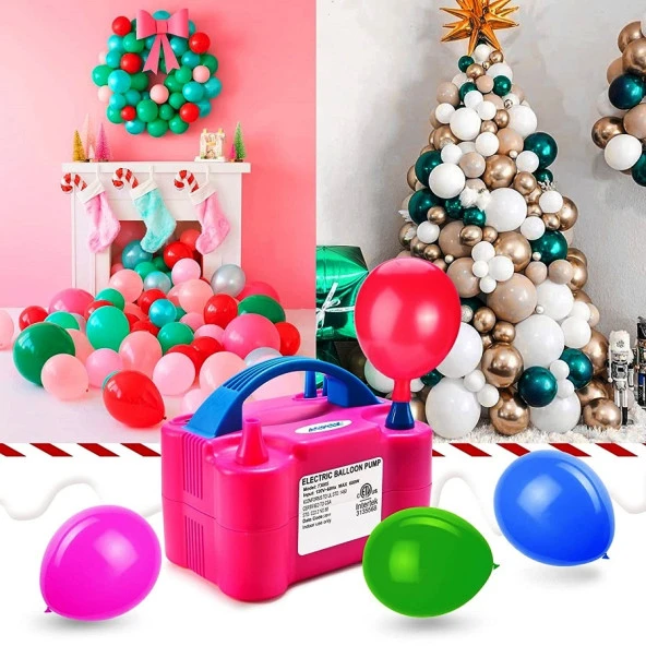 VIP ELECTRIC BALLOON PUMP TWO OPERATİON ELEKTRİKLİ BALON POMPASI 2 ÇIKIŞLI 1.KALİTE BALON POMPASI ürün görseli 1