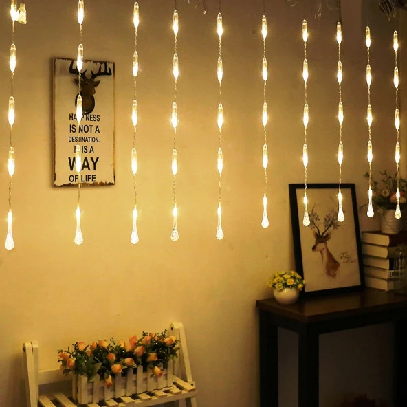 GÜN IŞIĞI SU DAMLASI SALKIM LED IŞIK GÜN IŞIĞI LED IŞIK 3 METRE 1.20 CM DAL SALKIM GÜN IŞIĞI LED IŞIK ürün görseli 1