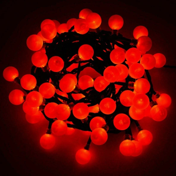 KIRMIZI TOP LED IŞIK KIRMIZI IŞIK KIRMIZI TOP IŞIK RED LİGHT LED SEVGİLİLER GÜNÜNE ÖZEL DEKOR LED IŞIK ürün görseli 1