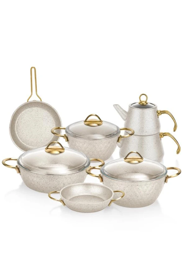 Schafer New Range Y.Y.Çeyiz Seti -11 Parça Beyaz - Resim 5