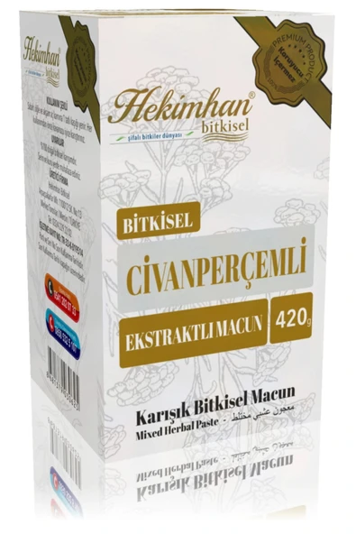 HEKİMHAN BİTKİSEL Civan Perçemli Macun 420 G ürün görseli 1