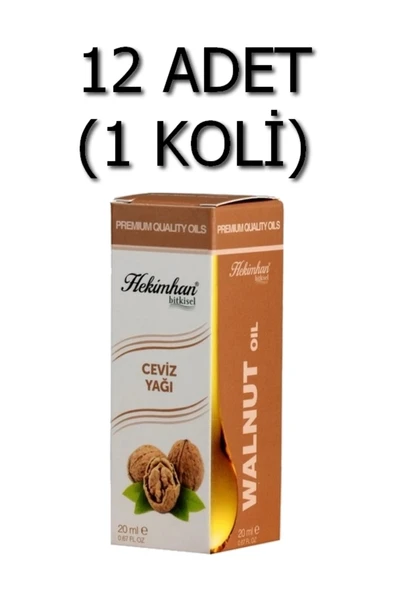 HEKİMHAN Ceviz Yağı 20 Ml 12 Adet (1 Koli) ürün görseli 1