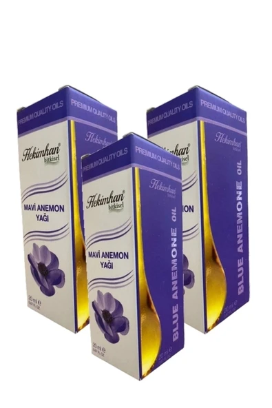 HEKİMHAN Mavi Anemon Yağı 20 Ml 3 Adet ürün görseli 1