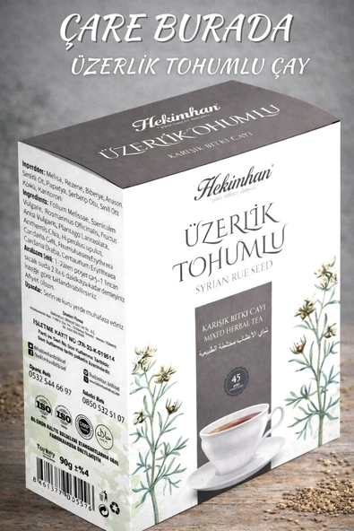 SEDAT BAHARAT Hekimhan Üzerlik Tohumlu 45 Süzen Poşet Çay ürün görseli 1