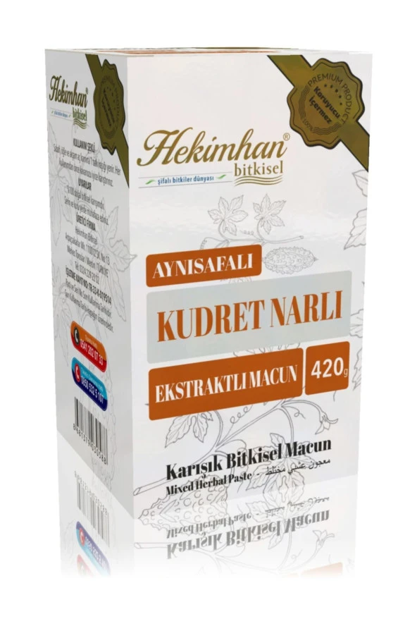 HEKİMHAN Aynısefalı Kudret Narlı Ekstraklı Macun 420 Gr. ürün görseli 1