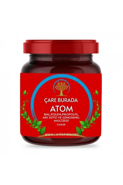 ÇARE BURADA Atom Performans Macunu 240 Gr ürün görseli 1