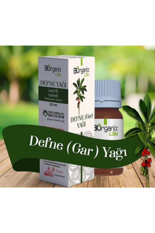 BİORGANİX LİFE Defne Yağı 20Ml ürün görseli 1