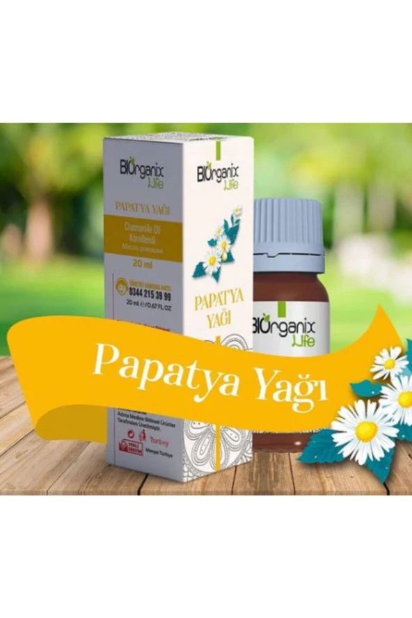 BİORGANİX LİFE Papatya Yağı 20 Ml ürün görseli 1