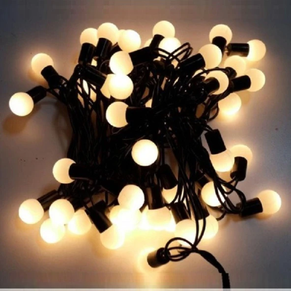 DEKOR RAMAZAN IŞIKLARI 4.30 METRE GÜN IŞIĞI TOP LED IŞIK WARM LİGHT IŞIK GÜN IŞIĞI SARI TOP IŞIK ürün görseli 1