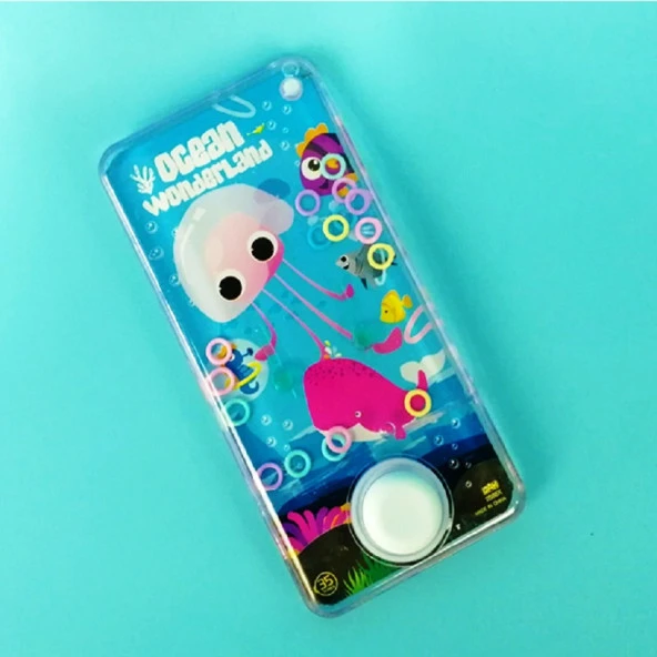 PİNK TRANSPARENT OCEAN WORLD FOR KİDS WATER RİNG GAME WATER RİNG OKYANUS DÜNYASI SULU HALKA OYUNU ürün görseli 1