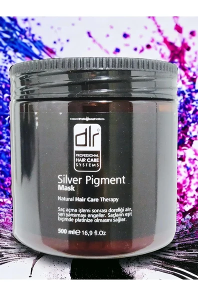 DLR PROFESSIONAL HAİR CARE Silver Pigment Mask Mor Maske 500 Gr ürün görseli 1