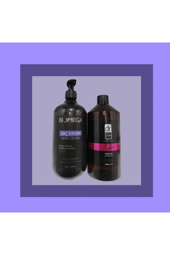DLR Keratin Şampuan Ve Saç Kremi ürün görseli 1