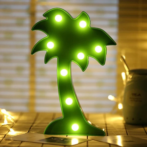 PALM LED LİGHT DECOR LED IŞIKLI PALMİYE AĞACI PİLLİ LED IŞIK GÜN IŞIĞI LED IŞIK KIR DÜĞÜNÜ DEKORLARI ürün görseli 1