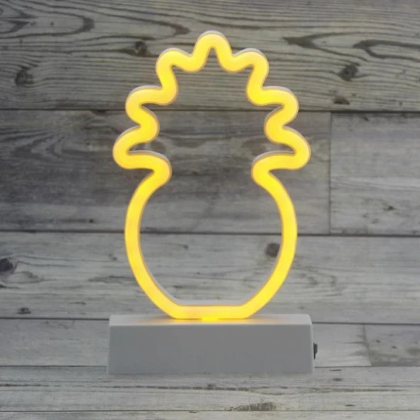 PINEAPPLE LED LİGHT NEON LED IŞIKLI ANANAS PİLLİ LED IŞIK GÜN IŞIĞI LED IŞIK KIR DÜĞÜNÜ DEKORLARI ürün görseli 1