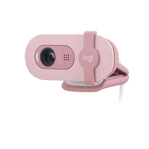 Logitech Brio 100 Webcam Pembe Full HD 960-001623 - Resim 3