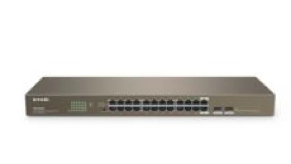 TEG1024F 24-Port Gigabit Unmanaged Switch with 2 SFP Slots ürün görseli 1
