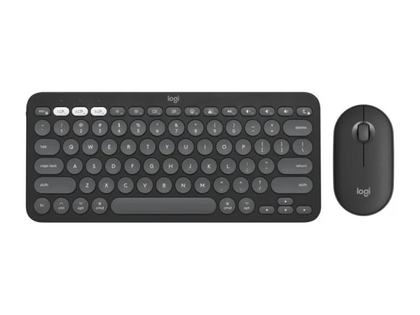 Logitech Pebble 2 Grafit Blutooth K&M Set ürün görseli 1