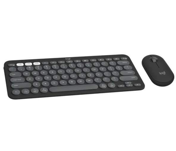 Logitech Pebble 2 Grafit Blutooth K&M Set - Resim 2