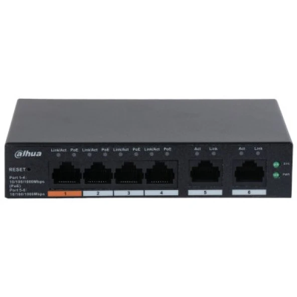 Dahua CS4006-4GT-60-4 Port Gigabit Cloud Poe Sw. ürün görseli 1