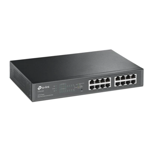 TP-LINK  TL-SG1016PE 8-PORT 10/100/1000 DESKTOP/RACKMOUNT SWITCH + 8 PORT PoE ürün görseli 1