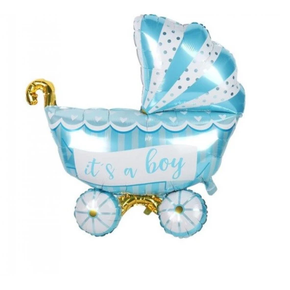 Baby Car Folyo Balon Mavi ürün görseli 1
