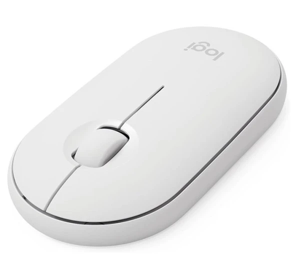 Logıtech Pebble Mouse 2 M350s Bluetooth 1000Dpı Beyaz - Resim 2