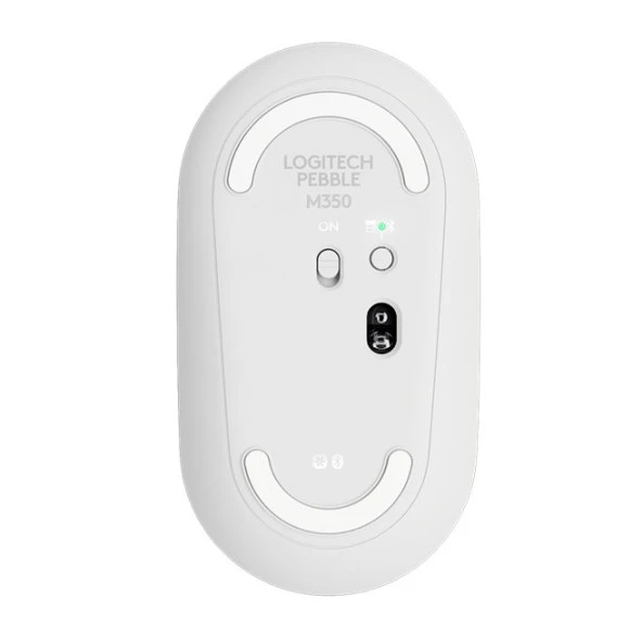 Logıtech Pebble Mouse 2 M350s Bluetooth 1000Dpı Beyaz - Resim 3