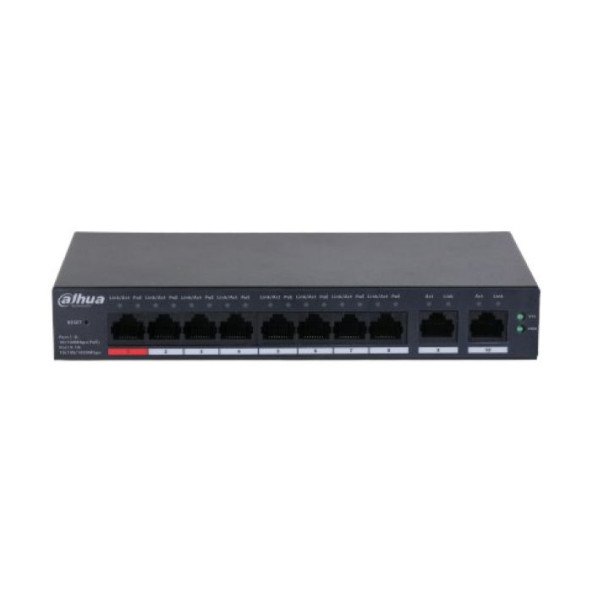 DAHUA CS4010-8ET-110 8 Port PoE Cloud Man. Switch ürün görseli 1
