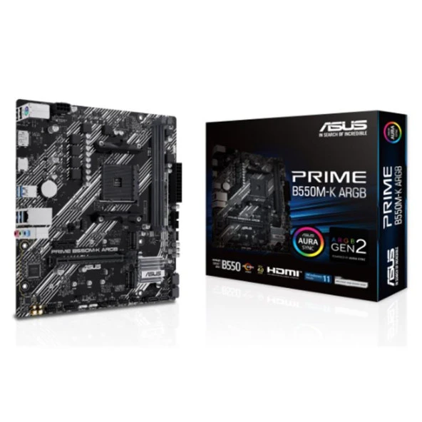 ASUS PRIME B550M-K ARGB AMD ürün görseli 1