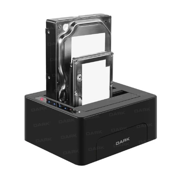 DARK DK-AC-DSD26C Çiftli 3.5"/2.5" USB3.0 SATA Dis ürün görseli 1