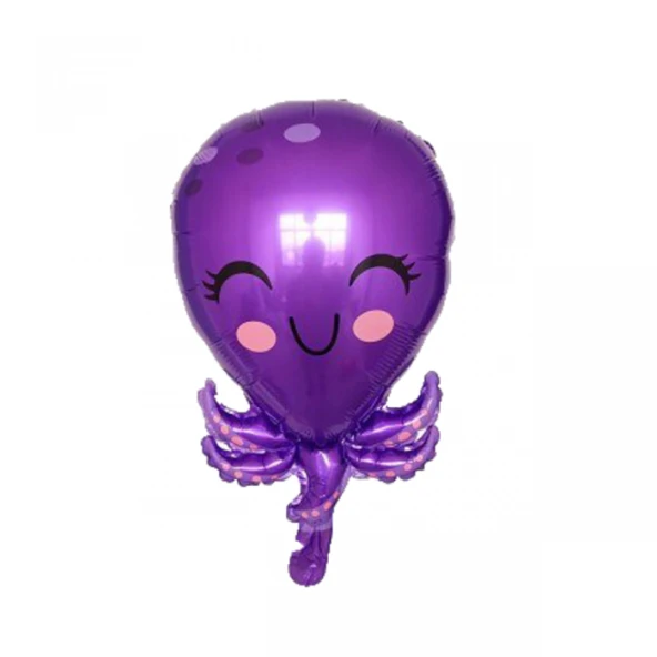 Ahtapot Folyo Balon Mor ürün görseli 1