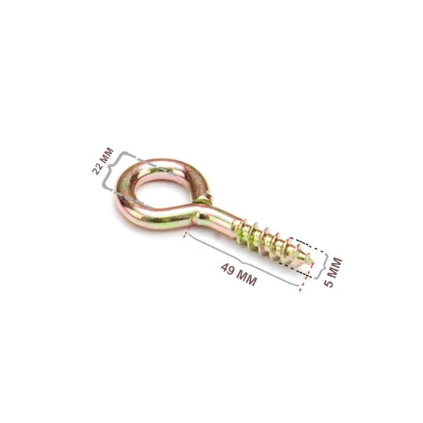 Kapalı Piton Çengelli Vida 22x130 ürün görseli 1