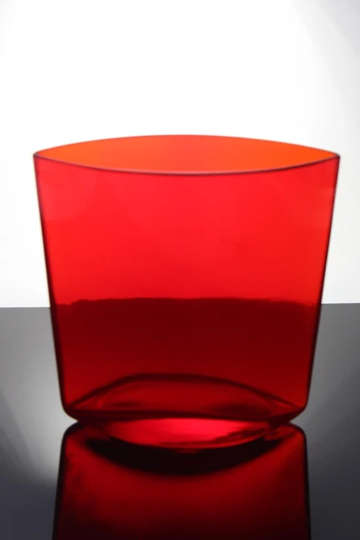 Paşabahçe Denizlicam Kristal El İmalatı Kristal Kırmızı Vazo 169808 20605 ürün görseli 1
